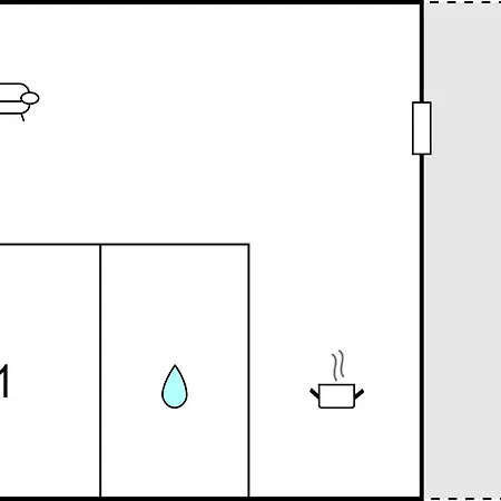 1 Bedroom Nice In Σπίτι διακοπών *